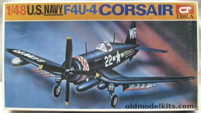 Idea 1/48 Vought F4U-4 Corsair - US Marines VMF-312 (ex-Hobby Craft / Ex-Monogram) - (F4U4), 1511 plastic model kit